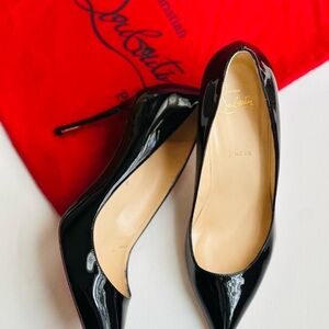 Christian Louboutin Glossy Black Heels